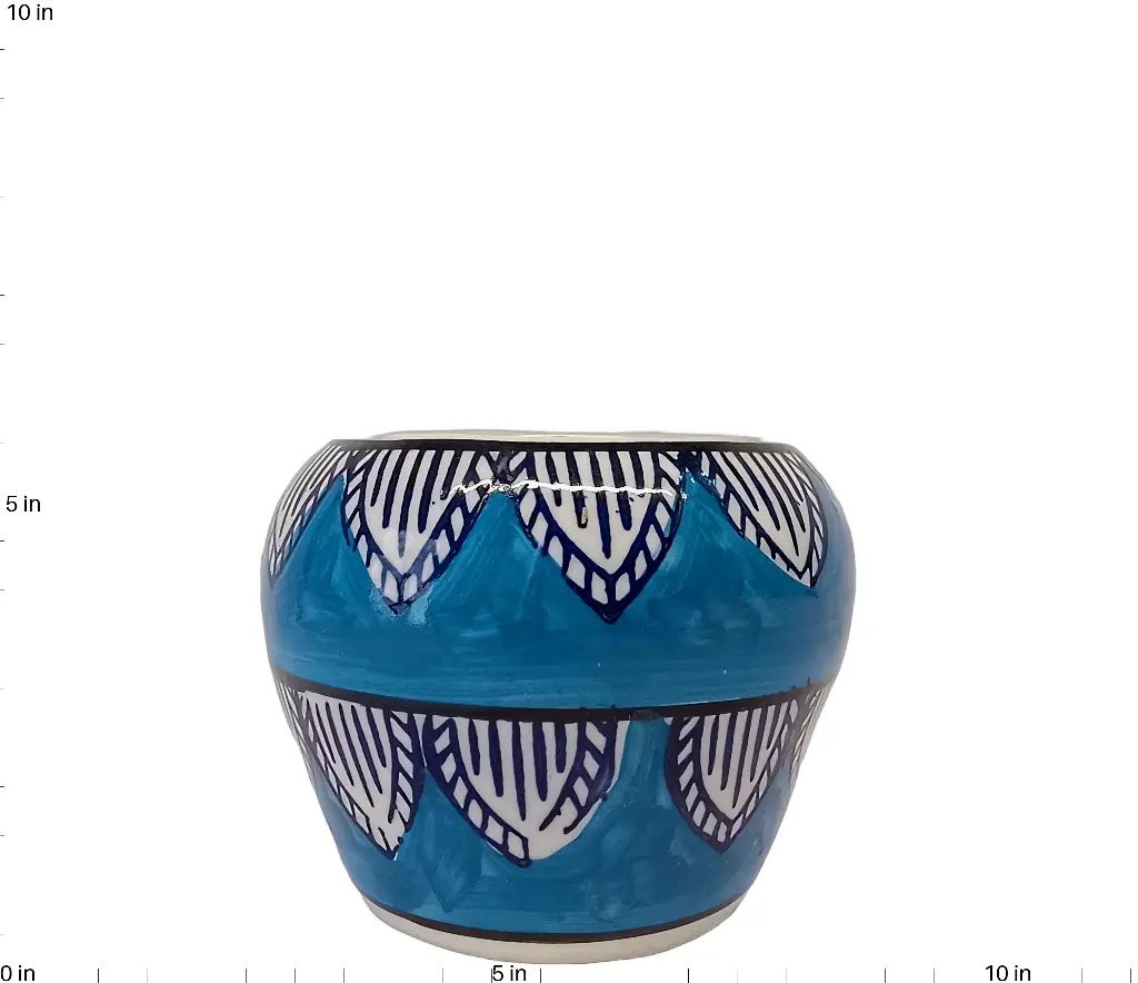 Blue Ceramic Pot