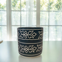 Elegant Floral Ceramic Pot